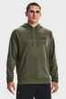 Мужское зеленое худи UA RIVAL FLC SIGNATURE HD Under Armour XL 1366363-390 - изображение 1