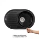 Кухонная мойка Lidz 780x500/200 BLM-14 (LIDZBLM14780500200) - изображение 9