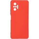 Чехол Fiji Full Soft Premium для Xiaomi Redmi Note 10 Pro силикон бампер Red - изображение 3
