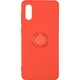Чехол Fiji Holder Ring для Samsung Galaxy A02 (A022) бампер накладка с подставкой Red - изображение 1