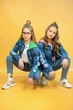 Джинсовая куртка A-yugi Jeans 140 см Синий (2125000655291) - изображение 4