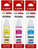 Чорнило для Canon PIXMA G1410 Canon GI-490 C/M/Y 3шт x 70мол SET490C/M/Y - зображення 1
