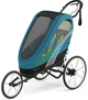 Спортивная прогулочная коляска Cybex Sport Zeno Maliblue на черном шасси с черными деталями - изображение 1