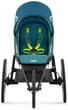 Спортивная беговая прогулочная коляска Cybex Sport Avi Maliblue на черной раме с черными деталями - изображение 3