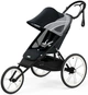 Спортивная беговая прогулочная коляска Cybex Sport Avi All Black на черной раме с черными деталями - изображение 1