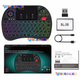 Бездротова клавіатура міні Riitek Rii mini X8+ NEW з мікрофоном тачпад російсько-англійська розкладка з підсвічуванням 8 кольорів (0556BS) - зображення 9