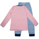Пижама (футболка с длинными рукавами + штаны) MATILDA 8871-3 122 см Розово-синяя - изображение 2