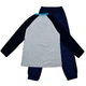 Піжама (футболка з довгими рукавами + штани) MATILDA 9033-4 152 см Сіро-синя - зображення 2
