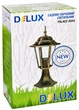 Уличный светильник Delux PALACE A004 60W E27 черное золото (90016658) - изображение 3