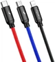 Кабель Baseus 3в1 Three Primary Colors 3.5A (Micro USB+Lightning+Type-C) 1.2m - зображення 3