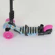 Детский трехколесный самокат Best Scooter 26901 Божья коровка 5 в 1 с сиденьем и родительской ручкой, с рисунком, Розовый с цветами на голубом фоне 2 - изображение 3