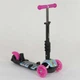 Детский трехколесный самокат Best Scooter 26901 Божья коровка 5 в 1 с сиденьем и родительской ручкой, с рисунком, Розовый с цветами на голубом фоне 2 - изображение 4