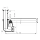 Сифон для кондиціонерів і фанкойлов HUTTERER & LECHNER DN40 (HL136.3) - зображення 2