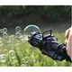 Игрушечный Пулемет генератор мыльных пузырей пистолет PRINCIPLE BUBBLE GUN GATLING машинка автомат електрический пузыремёт для детей Пузырьковая пушка Гатлинга 8 отверстий Black - изображение 16