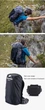 Туристический рюкзак Naturehike Rock 60L+5L dyneema blue - изображение 5
