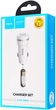 Автомобильное зарядное устройство Hoco Z27 2.4A порты 2 USB + кабель USB-Lightning White (09995) - изображение 2