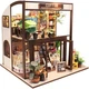 Конструктор 3D интерьер Roombox DIY mini house MD 2505 М027 с подсветкой - изображение 1