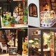 Конструктор 3D интерьер Roombox DIY mini house MD 2505 М027 с подсветкой - изображение 3