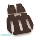 Двухслойные коврики Sotra Premium Chocolate для Tesla Model X (mkI)(7 мест)(2 ряд с электрорегулировкой)(1-2-3 ряд) 2016-22/08/2017 (ST 07942-CH-Choco) - изображение 1
