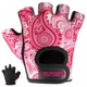 Рукавички жіночі для фітнесу Contraband Pink Label 5387 Paisley Print Gloves (Рожевий XS) - зображення 1