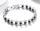 Мужской браслет Primo Biker - Black&Silver - изображение 1