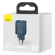Сетевое зарядное устройство BASEUS Super Si Quick Charger |Type-C, QC/PD, 3A, 20W| поддержка быстрой зарядки PD Black (CCSUP-B03) - изображение 8