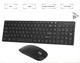 Компактный набор беспроводная клавиатура и мышь UKC K-06 Slim Black - изображение 1