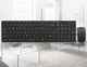 Компактный набор беспроводная клавиатура и мышь UKC K-06 Slim Black - изображение 2