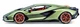 Автомодель Bburago Lamborghini Sian FKP 37 1:18 Зелена (4893993110469) - зображення 2