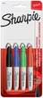 Маркеры перманентные Sharpie Mini Permanent Markers, Fine Points 4 шт. (‎‎‎35113PP) - изображение 2