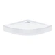 Поддон для душевой кабины Q-TAP Robin 90x90x12см полукруглый акриловый c сифоном белый ROBIN309912C - изображение 1