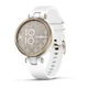 Смарт-часы Garmin Lily Sport Cream Gold-White (010-02384-10); 0.91" (240x201) TFT / Bluetooth / GPS / до 5 дней / 5 ATM / 34.5 х 34.5 х 10.15 мм, 24 г / белый с золотистым - изображение 1