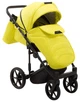 Коляска 2 в 1 Adamex Porto Light ECO кожа 100% SA-22 желтый - изображение 6