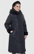 Пуховик Exclusive moda М-238 56 Темно-синий - изображение 1