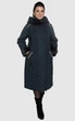Пуховик Exclusive moda М-238 56 Темно-синий - изображение 5