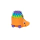 Развивающая игрушка Fat Brain Toys Пирамидка-каталка Ежики Hiding Hedgehogs (F223ML) - изображение 1