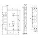 Замок врезной APECS T-0523-C-CR-R (89523) - изображение 3