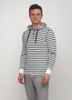 толстовка H&M L Белый 0187652_полоска_02 - изображение 1
