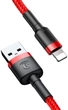 Кабель Baseus Kevlar USB to Lightning 2A 1M Gray Red (CALKLF-B09) - изображение 2