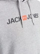 Худи мужское Jack & Jones 12137054 XL Light Grey Melange (5713738735025) - изображение 4