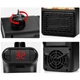 Термовентилятор (обогреватель) c имитацией камина Flame Heater с пультом Black - изображение 5
