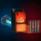 Термовентилятор (обогреватель) c имитацией камина Flame Heater с пультом Black - изображение 9
