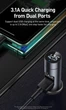 Блютуз ФМ модулятор с автомобильной зарядкой Baseus Energy Wireless MP3 Charger (CCNLZ-0S) - изображение 6