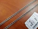 Серебряная цепь 925 пробы Арабский Бисмарк 55см / 4мм чернёный - изображение 1