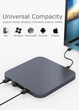 USB-хаб адаптер Ailink Aluminium USB-C Mac mini Hub Card Reader HDD/SDD slot Space Grey - зображення 4