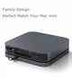 USB-хаб адаптер Ailink Aluminium USB-C Mac mini Hub Card Reader HDD/SDD slot Space Grey - зображення 8