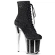 Ботинки-стрипы Pleaser FLAM1020G/BG/M 39 Черные - изображение 1
