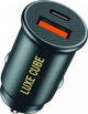 Автомобильный адаптер Luxe Cube Dynamic 20W Quick Charge черный (Type C+USB) - изображение 1