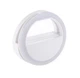 Світлодіодне селфи кільце Selfie Ring Light на батарейках Білий - зображення 8