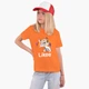 Дитяча футболка для дівчаток Лайк Кіт (Likee Cat) (25186-1032-51) 122-128 см Бавовна Помаранчевий - зображення 2